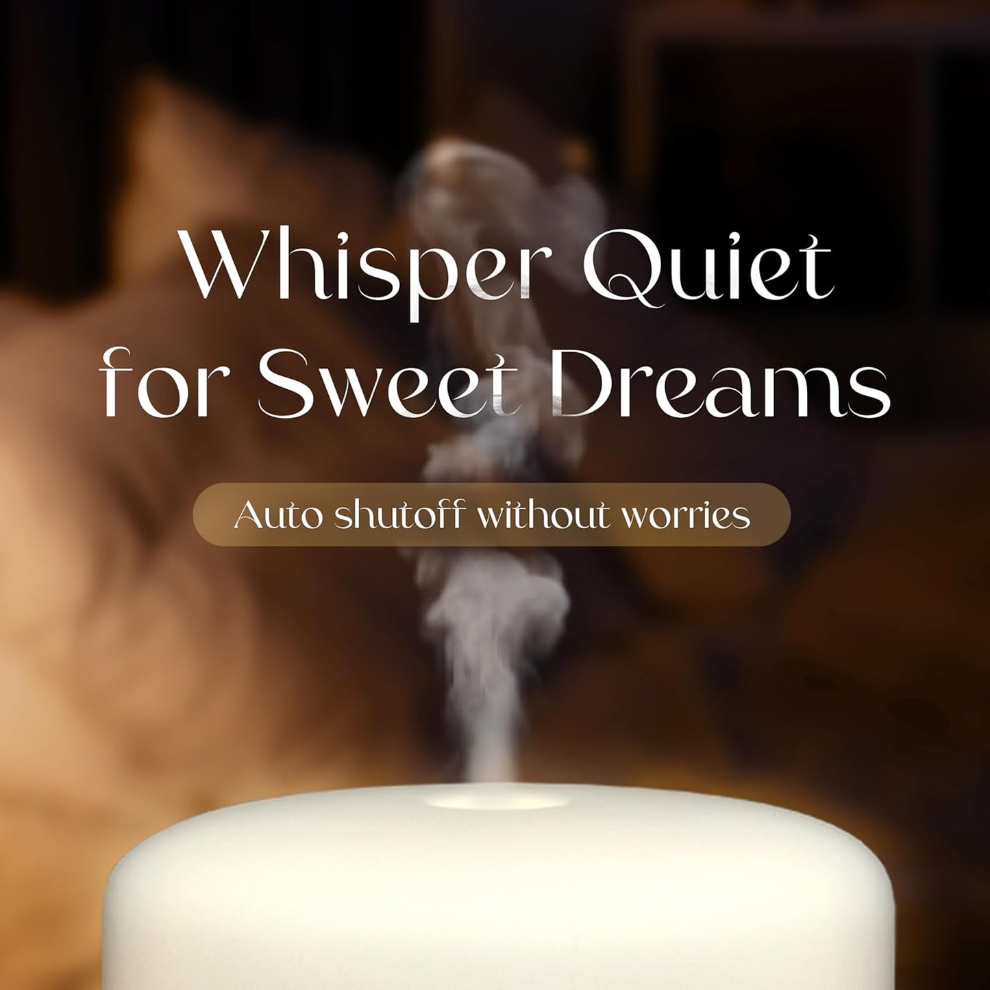 Essential Oil Diffuser White Ceramic Diffuser 100 Ml Timers Night Lights and Auto off Function Home Office Humidifier Aromatherapy Diffusers for Essential Oils