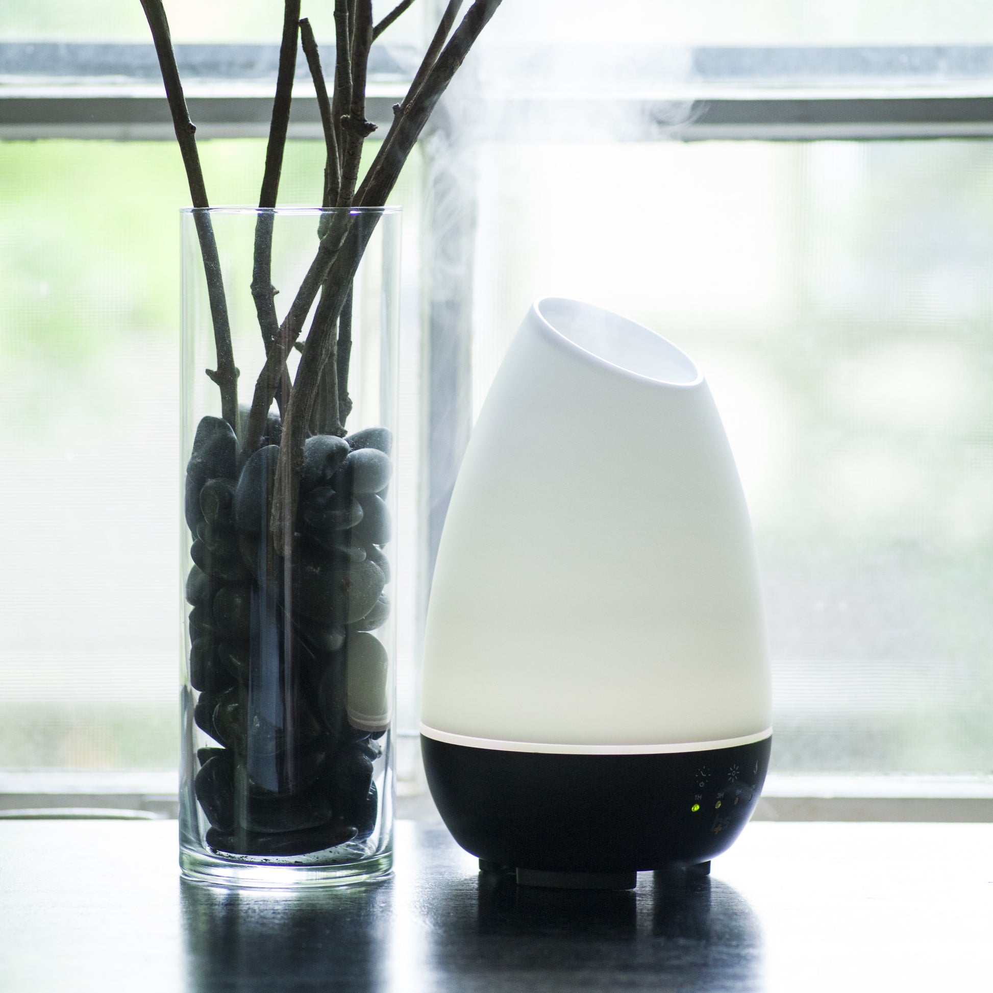 500Ml Essential Oil Diffuser & Cool Mist Humidifier for Room with Timer & Mood Lights